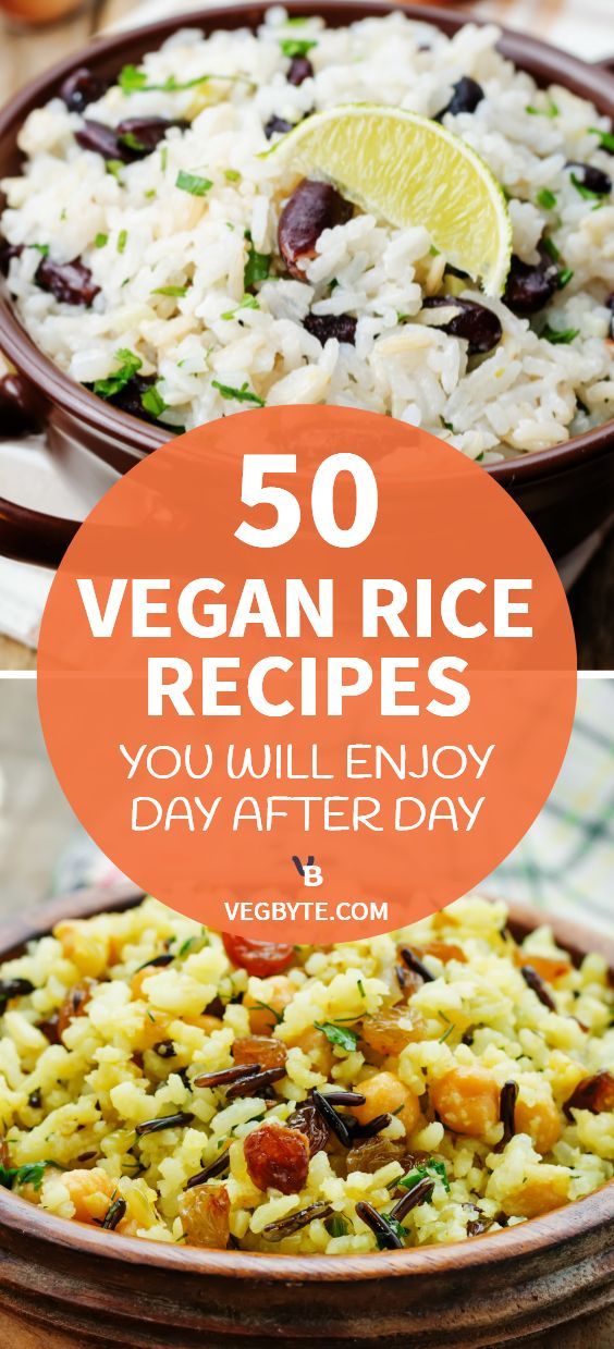50 Vegan Rice Recipes You Will Enjoy Day After Day -   18 vegan food recipes
 ideas
