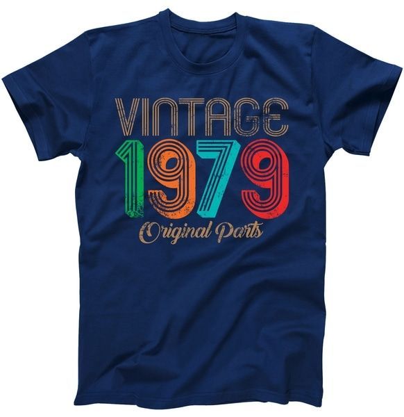 Vintage 1979 Original Parts 40th Birthday T-Shirt -   18 vintage decor birthday
 ideas