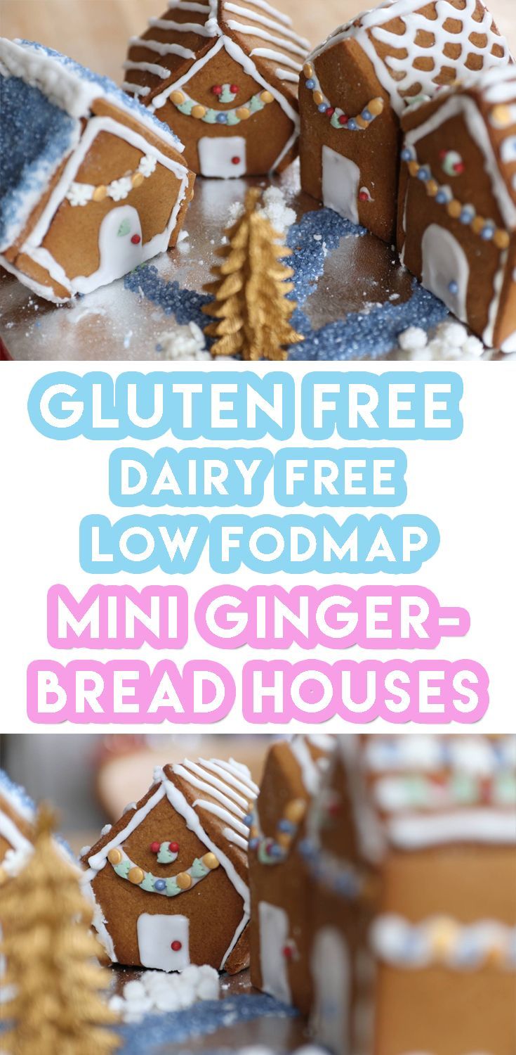 Mini Gluten Free Gingerbread Houses (Dairy Free) -   19 fitness gifts gluten free
 ideas