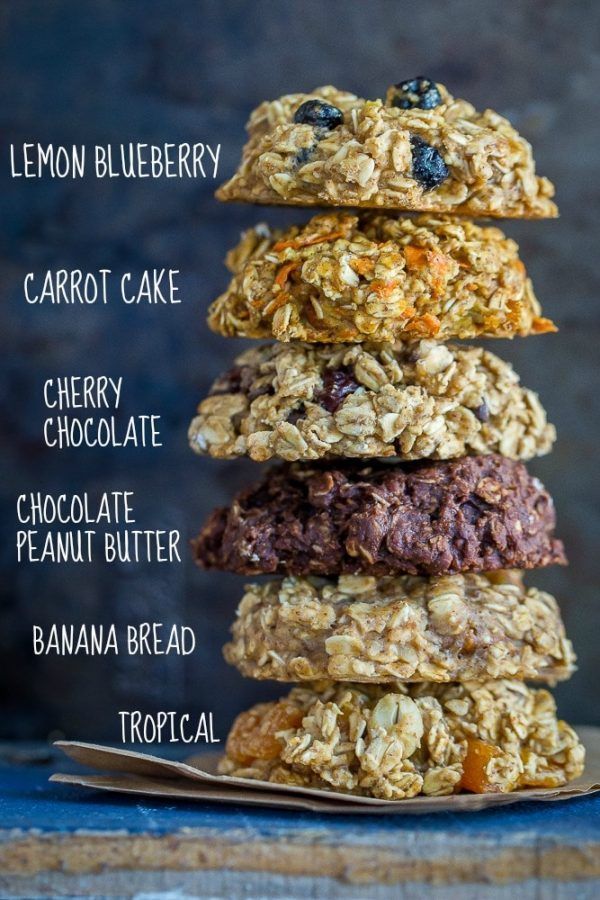 Healthy Make Ahead Breakfast Cookies - 6 Ways These breakfast cookies are a really great make ahead breakfast option that are also super portable and healthy! Choose from 6 different flavors that are all vegan, gluten free and refined sugar free! -   19 fitness gifts gluten free
 ideas