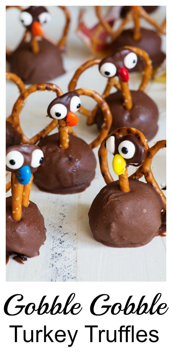 Turkey Oreo Truffles -   19 thanksgiving crafts sweet treats
 ideas