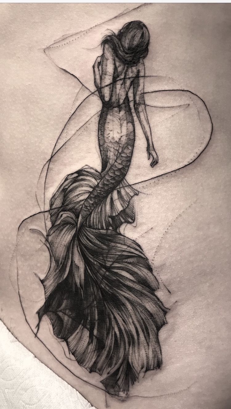 Great angle but I’d like less fin. -   20 beautiful mermaid tattoo
 ideas