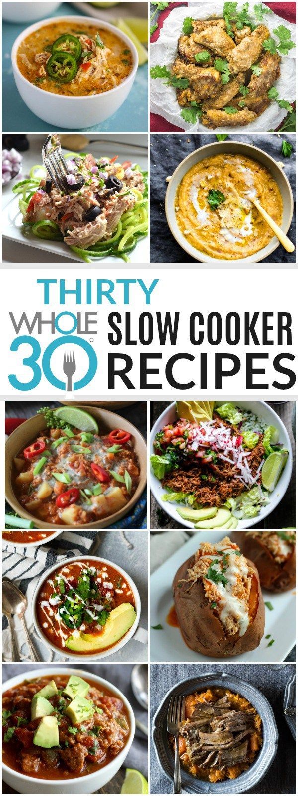 30 Whole30 Slow Cooker Recipes -   20 crockpot recipes healthy
 ideas