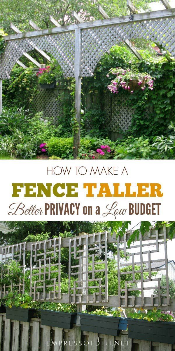 How to Make a Fence Taller -   20 garden fence kids
 ideas