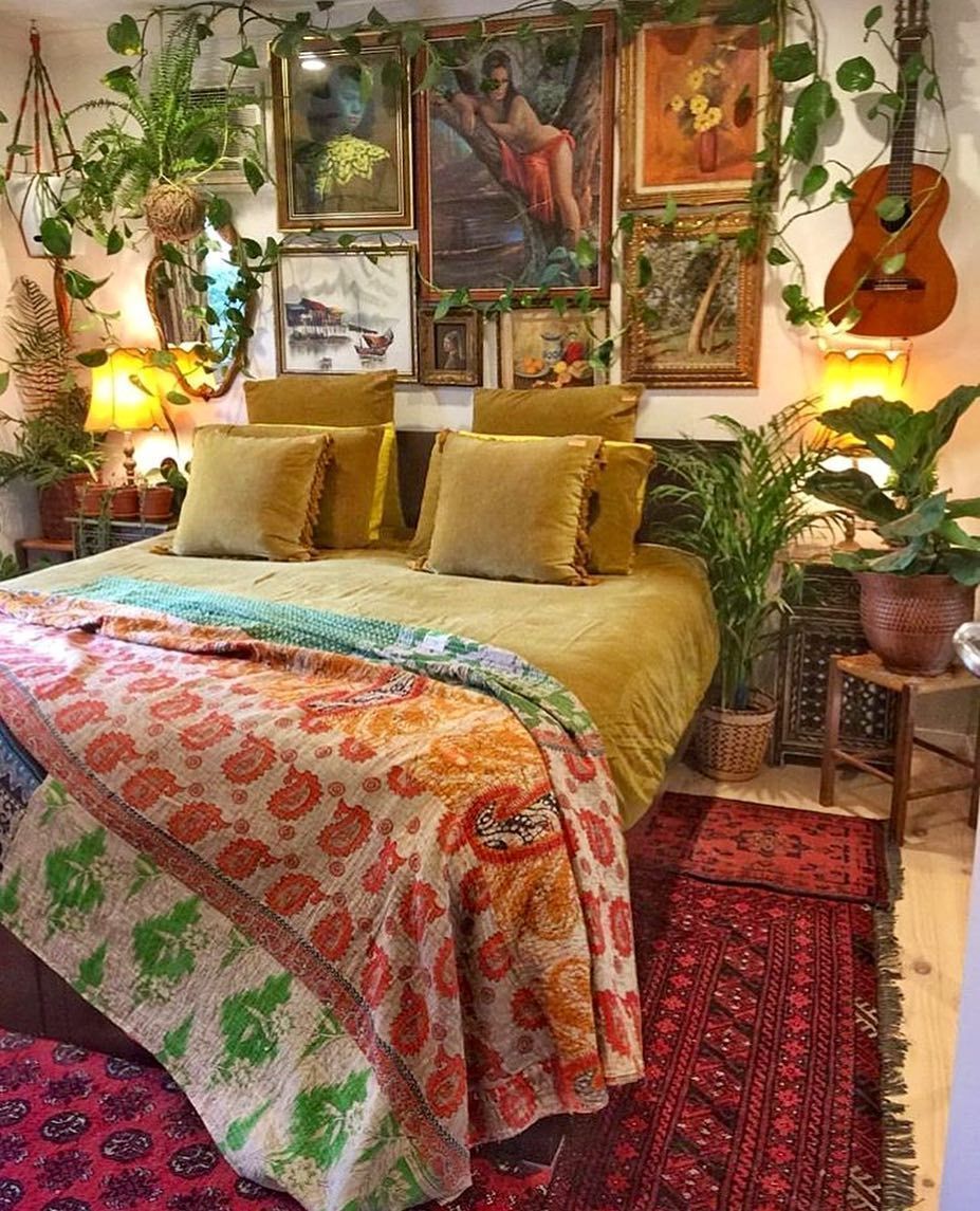 33+ Beautiful Bohemian Bedroom Decor to Inspire You -   21 bedroom decor bohemian
 ideas