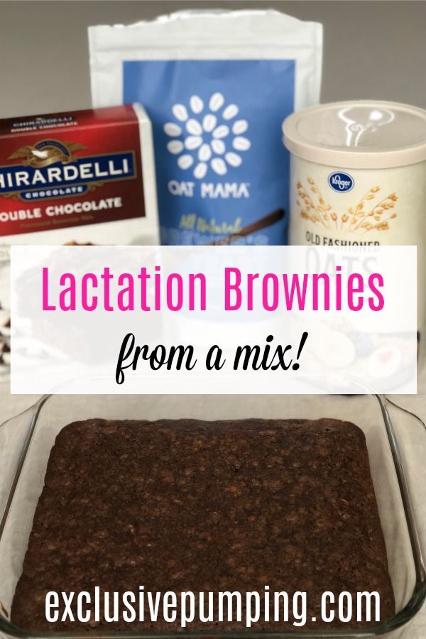 Lactation Brownies (From a Mix!) -   21 breastfeeding diet water
 ideas