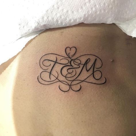 Best Initial Tattoo Designs - Get Permanent Initial Tattoos Of Loved One Name -   21 girly tattoo fonts
 ideas