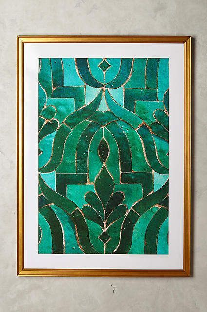 Artfully Walls Moroccan Tile Wall Art -   21 moroccan decor art
 ideas