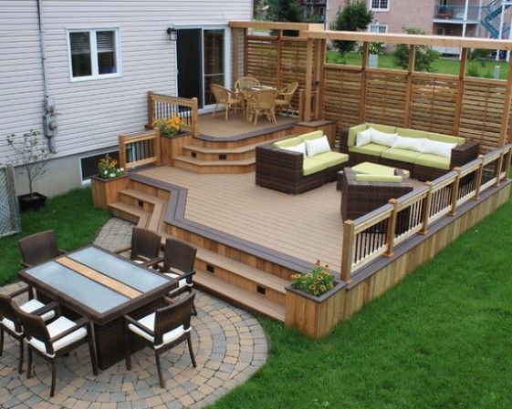 21 rectangle deck decor
 ideas