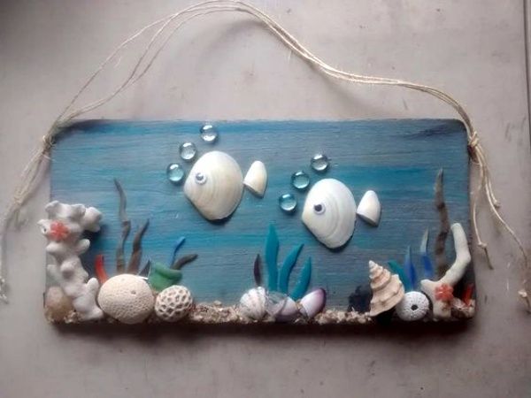 Inspirational Sea Shell Craft DIY Ideas -   21 shell crafts seashell art
 ideas