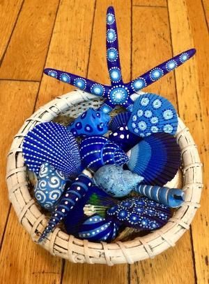 Painted Seashells by Rebecca Blake by lolita -   21 shell crafts seashell art
 ideas