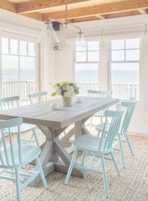 Coastal Cottage Decorating Blogs Beach Cottage Dining Room Sets -   22 casual dining decor
 ideas