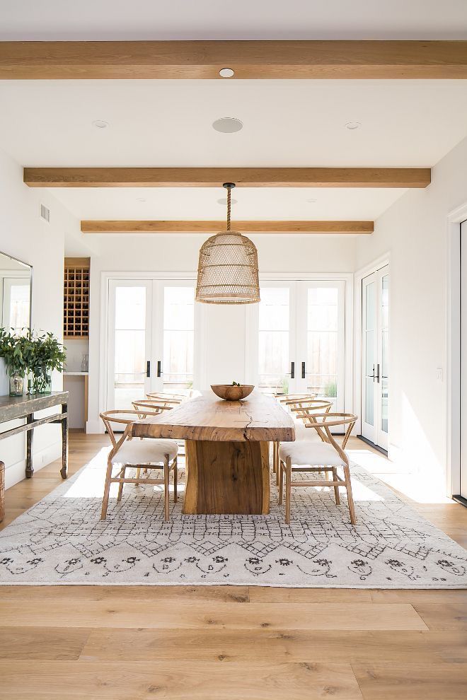 I live for how open this room is, it has lots of space and therefore could serve for many purposes. Also, the windows make it a great room in the winter to enjoy the rare warmth ya get. -   22 casual dining decor
 ideas