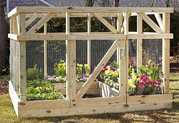 22 enclosed garden beds
 ideas