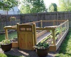 How to build a RAISED AND ENCLOSED GARDEN BED. Step by step instructions with a video -   22 enclosed garden beds
 ideas