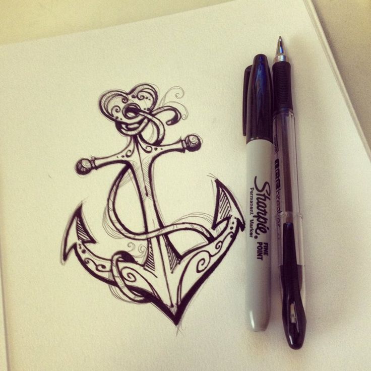 anchor tattoo design tattoo anchor feminine anchor tattoo heart anchor ... -   22 female anchor tattoo
 ideas