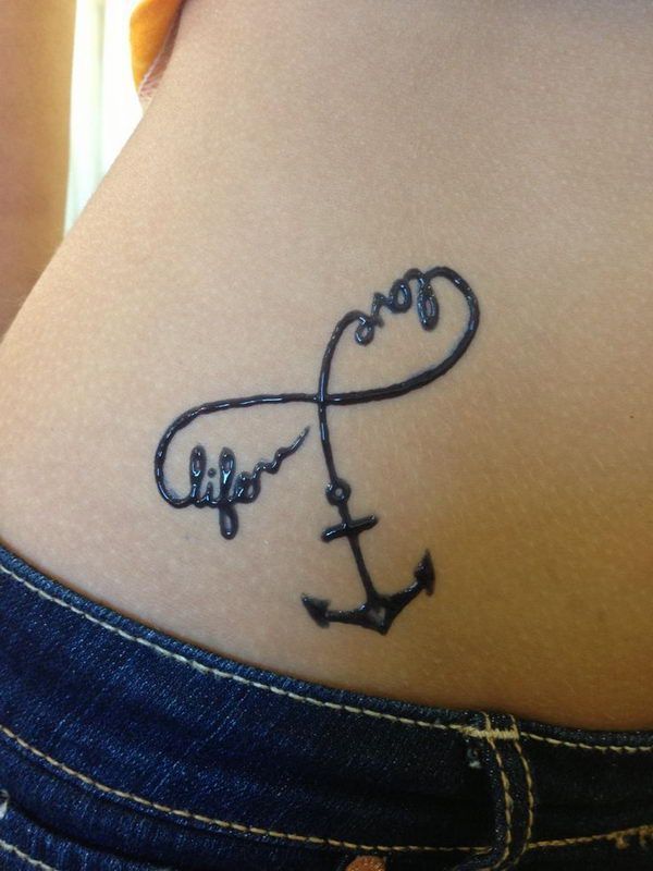 Tattoos for women on the hip, ideas and sensual designs -   22 female anchor tattoo
 ideas
