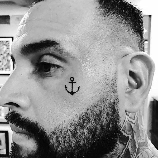 50 Simple Anchor Tattoos For Men - Nautical Ink Design Ideas -   22 female anchor tattoo
 ideas