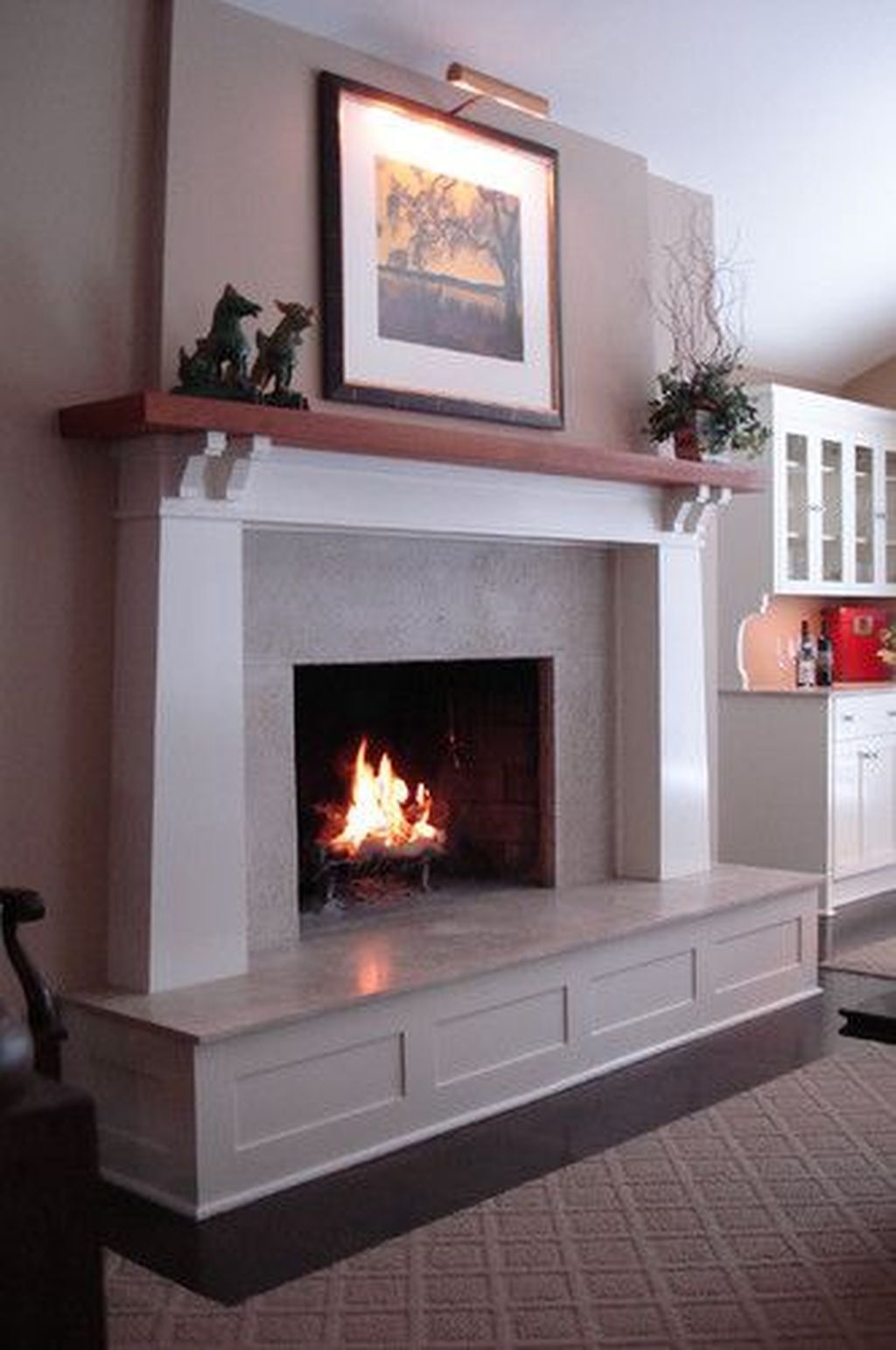 36 Impressive Fireplace Design Decoration Ideas -   22 fireplace decor contemporary
 ideas