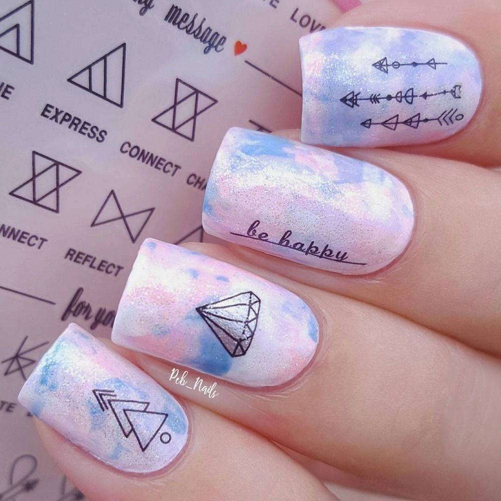 22 hippie style nails
 ideas