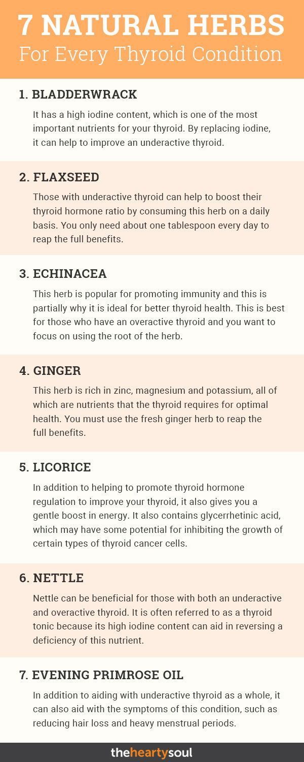Overactive or underactive thyroid? Try one of these 7 natural herbs for every thyroid condition -   22 underactive thyroid diet
 ideas