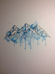 Znalezione obrazy dla zapytania watercolor mountain tattoo -   22 watercolor tattoo mountain
 ideas