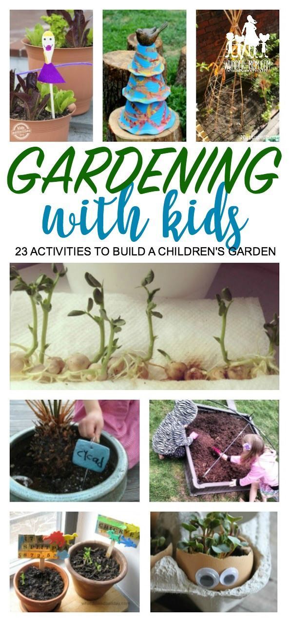 23 Kids Garden Activities to Build a Children's Garden in Your Backyard -   23 garden kids
 ideas