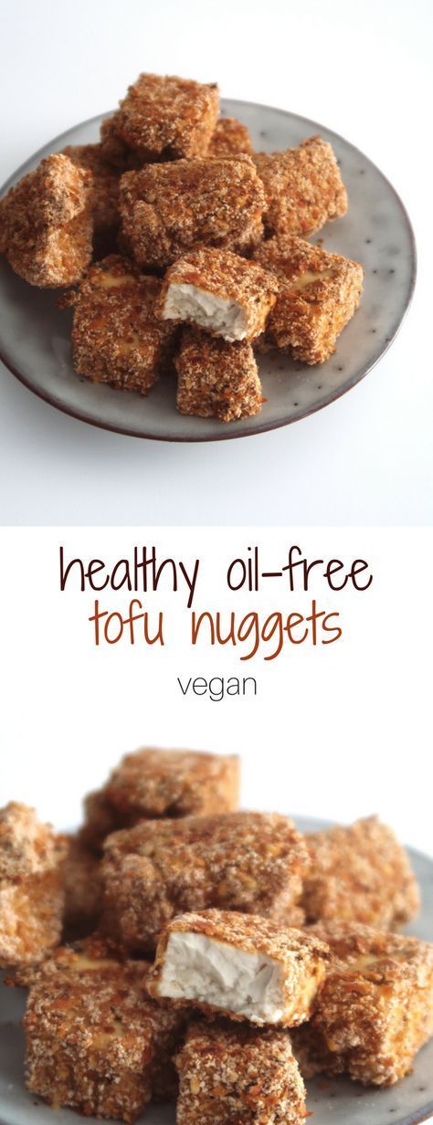 Healthy Vegan Tofu Nuggets (oil-free -   23 healthy diet vegan
 ideas