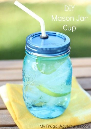 23 mason jar cups
 ideas