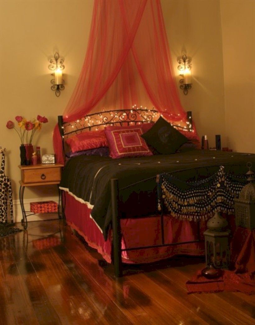 60+ Moroccan Themed Bedroom Design Ideas -   23 morrocan decor bedroom
 ideas