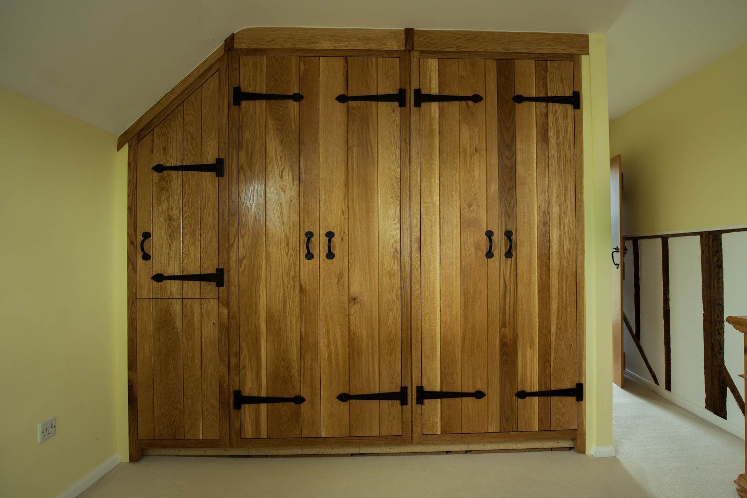 Fitted oak bespoke wardrobes, Joiners Hertfordshire -   23 rustic fitness wardrobes
 ideas