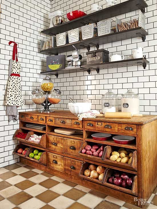 Vintage Meets Industrial in this Storage-Savvy Home -   24 antique modern decor
 ideas