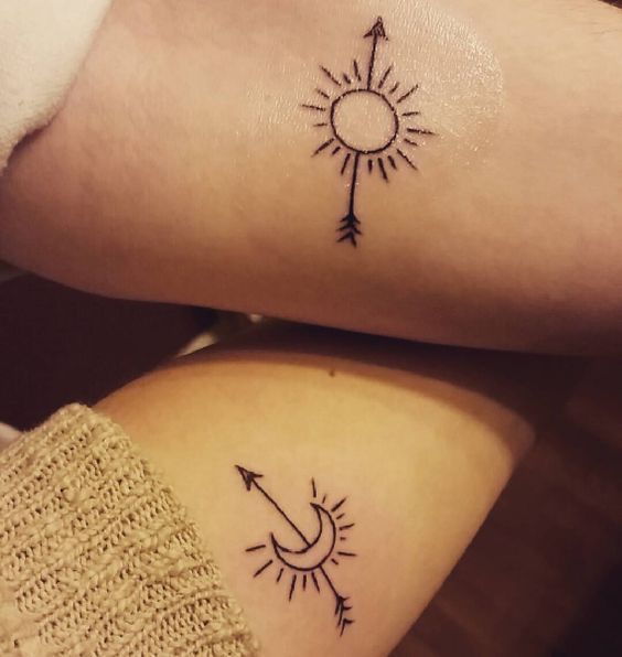 21 Brother-Sister Tattoos For Siblings Who Are the Best of Friends -   24 best friend sister tattoo
 ideas
