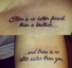 Brother Sister Tattoos 27 -   24 best friend sister tattoo
 ideas