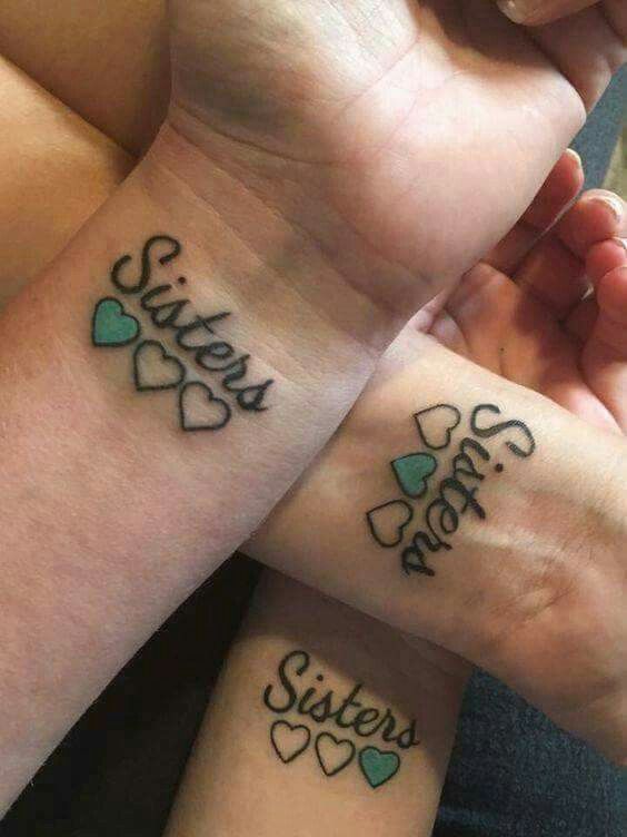 No need for the words though... -   24 best friend sister tattoo
 ideas