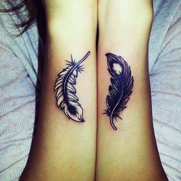 155  Unique Brother Sister Tattoos to try with Love -   24 best friend sister tattoo
 ideas