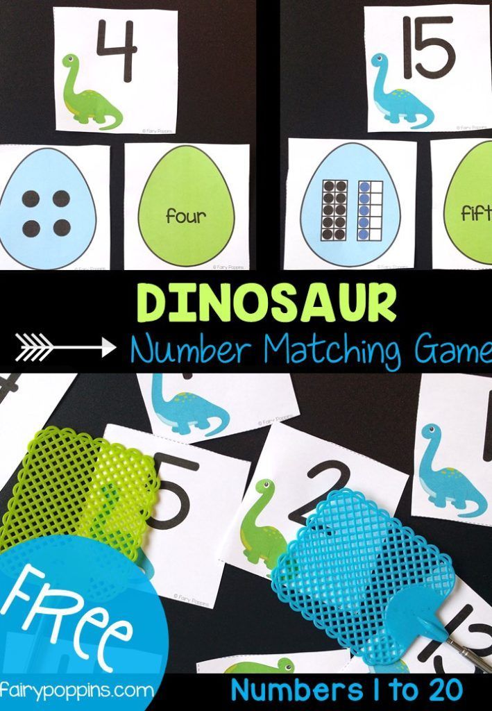 Dinosaur Math Activities (0-20 -   24 build a dinosaur crafts
 ideas