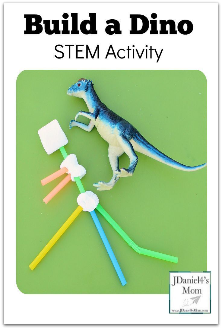 Build a Dino STEM Activity - Build a dinosaur using straws and marshmallows. -   24 build a dinosaur crafts
 ideas