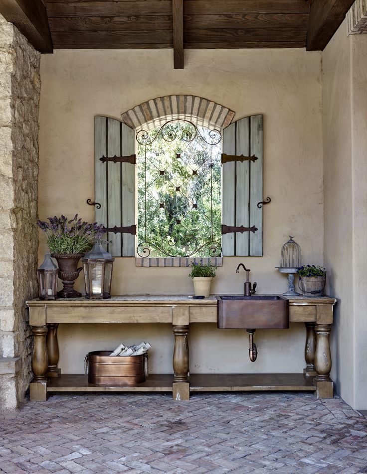 Timeless Elegance in a Storied Arizona Home -   24 country home garden
 ideas