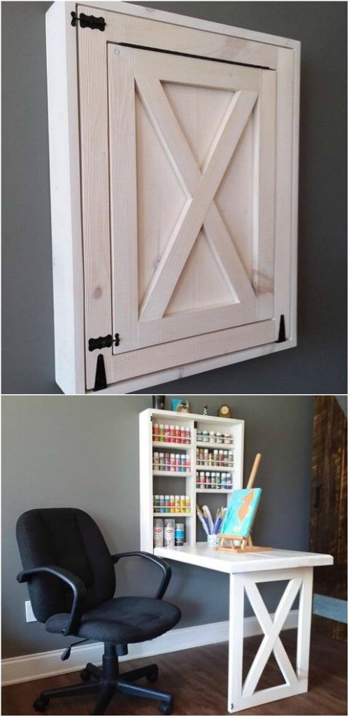 17 Easy To Build DIY Craft Desks You Just Can’t Live Without -   24 crafts organization desk
 ideas