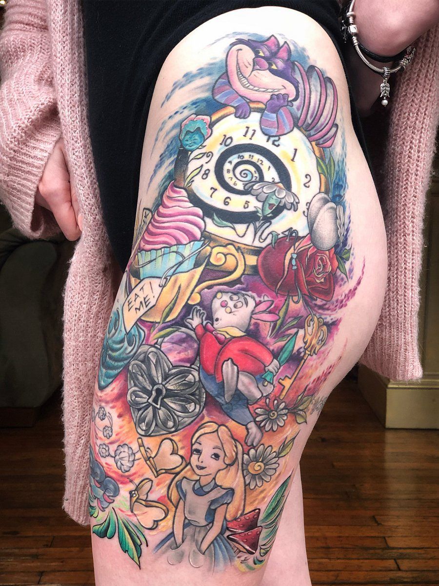 Ram?n on -   24 disney tattoo alice
 ideas