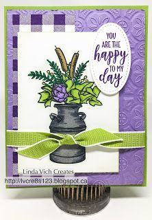 Linda Vich Creates: Buffalo Check Country Home. Two decidedly different cards that use both the Buffalo Check and Country Home stamp sets. -   24 fall crafts yards
 ideas