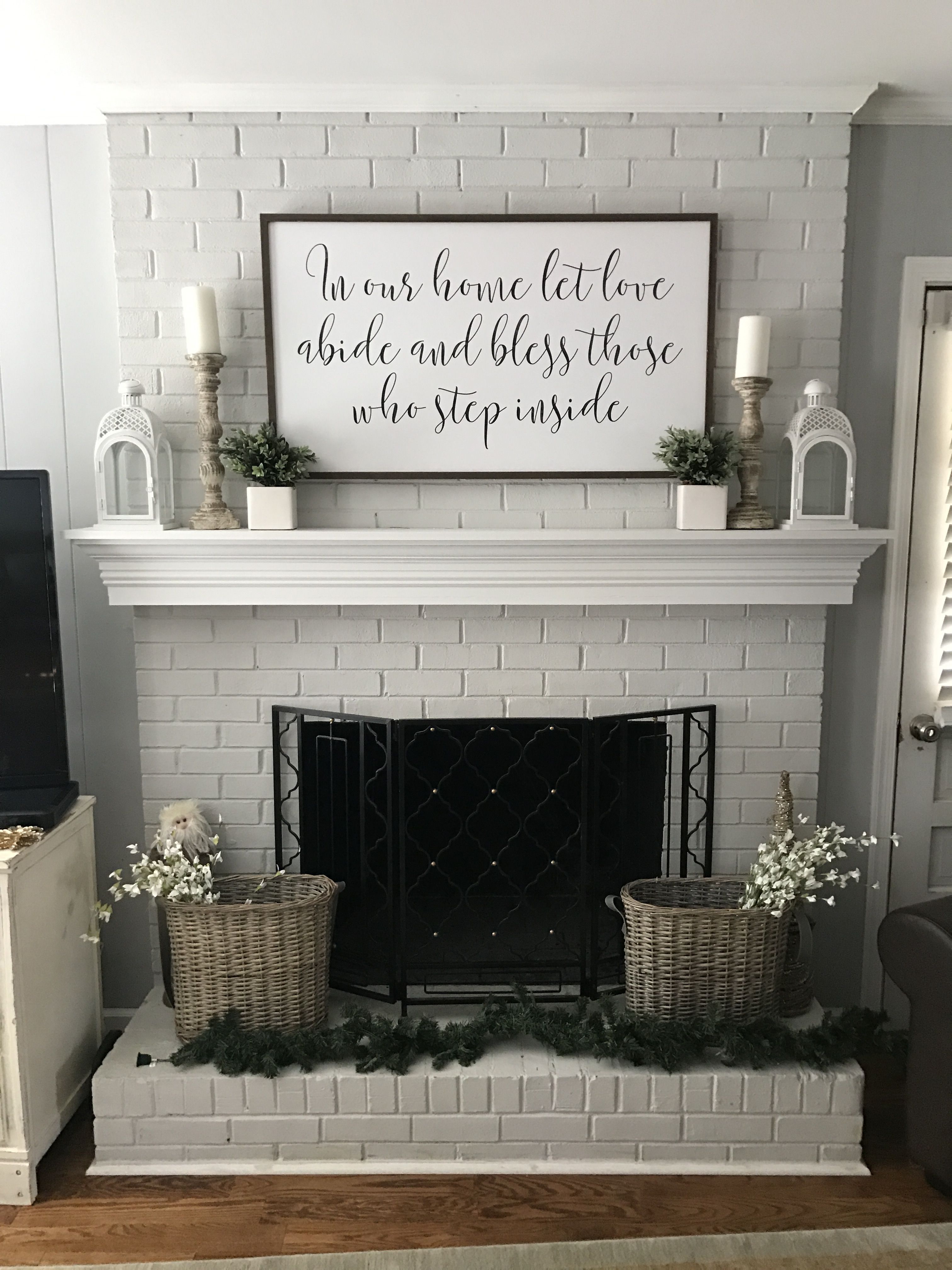 24 farmhouse mantle decor
 ideas