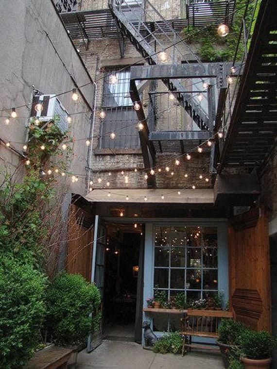 Solar Powered Globe Lights String Lights Party Lighting Outdoor Indoor Paper Lantern Wholesale Cafe -   24 new york apartment
 ideas