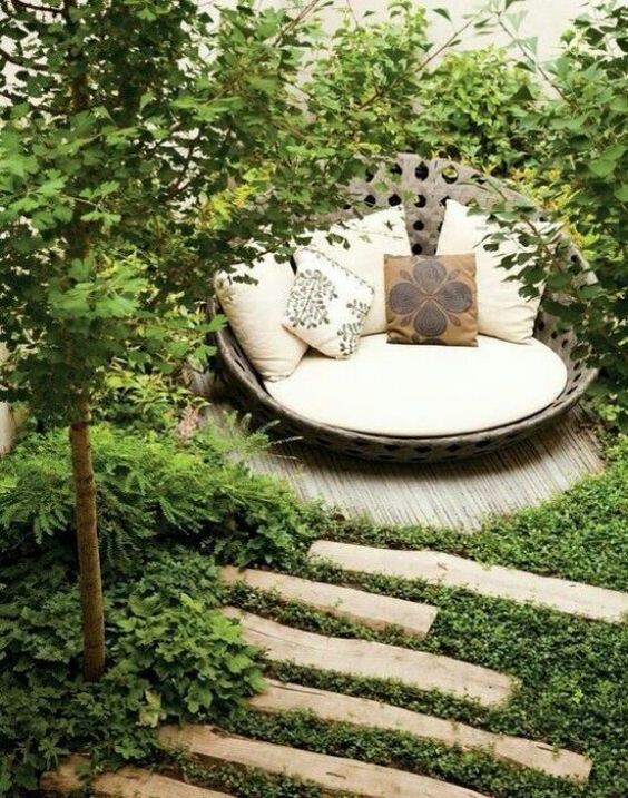 12 Outdoor Reading Nooks That Will Remind You of 'The Secret Garden' -   24 outdoor garden spaces
 ideas