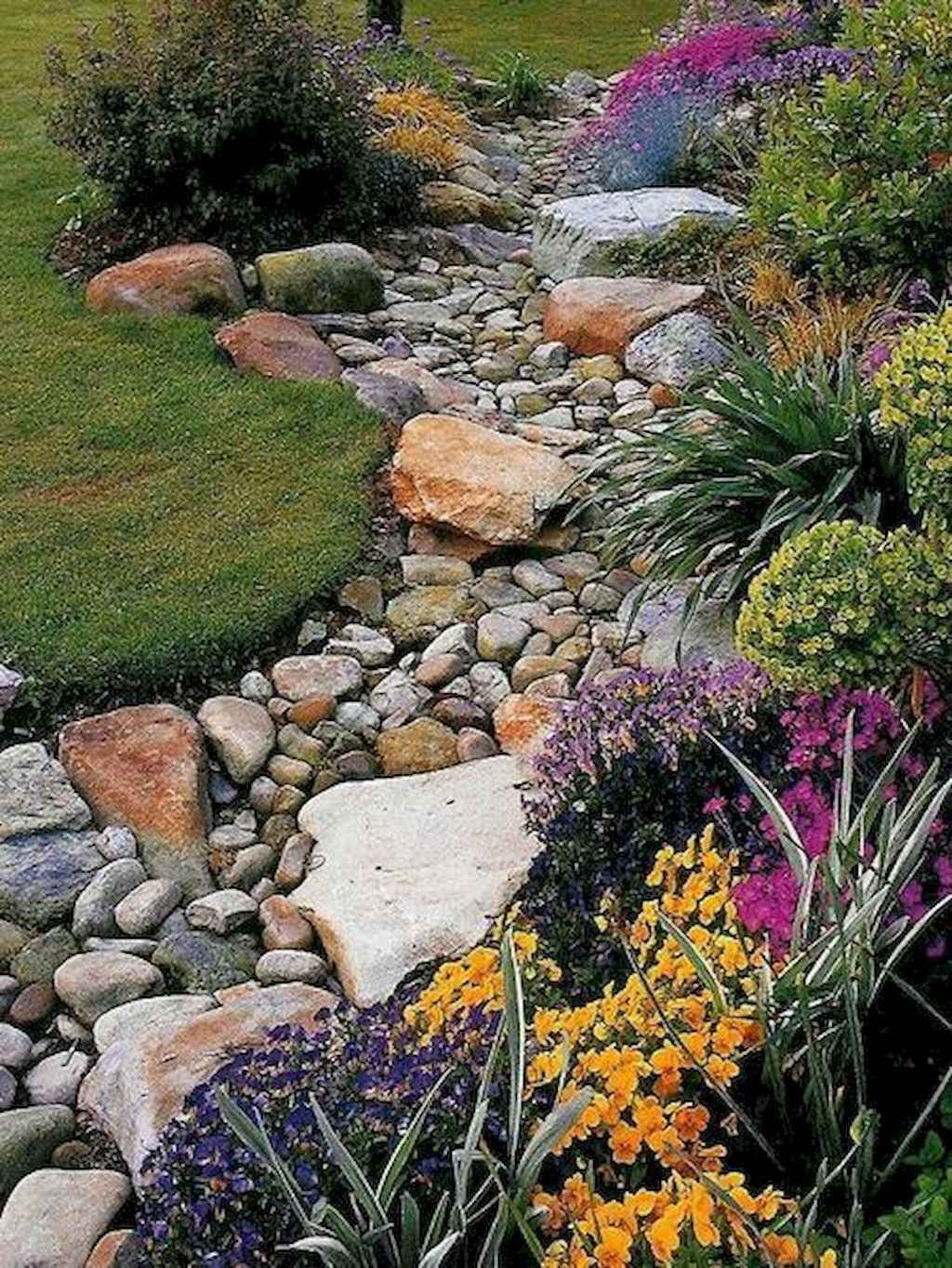65 Gorgeous Front Yard Rock Garden Landscaping Ideas -   24 outdoor garden spaces
 ideas