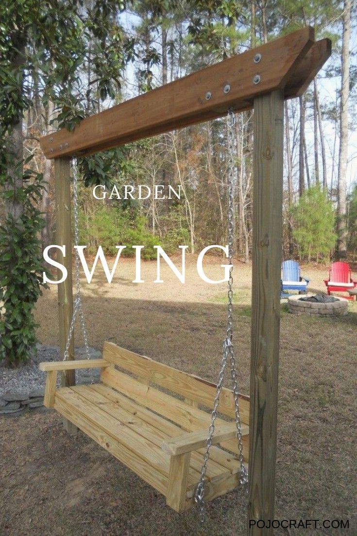 35 Pretty Backyard Ideas with Garden Swings for Relax -   24 outdoor garden spaces
 ideas