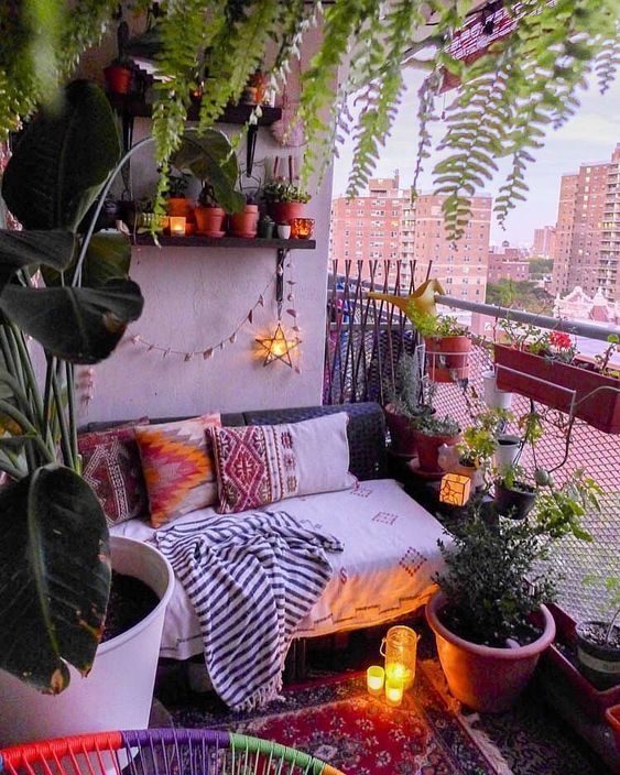 27 Simple Tips To Apartment Balcony Design For Autumn -   24 simple balcony decor
 ideas
