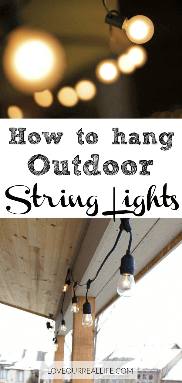 How to Hang Outdoor String Lights -   24 simple balcony decor
 ideas