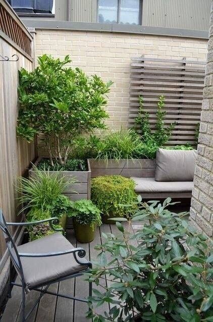 25 Seriously Jaw Dropping Urban Gardens -   24 small courtyard garden
 ideas